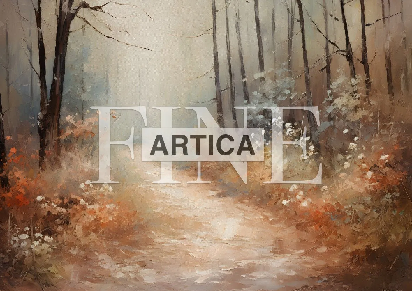 Autumn Whisper: Path Through the Woods