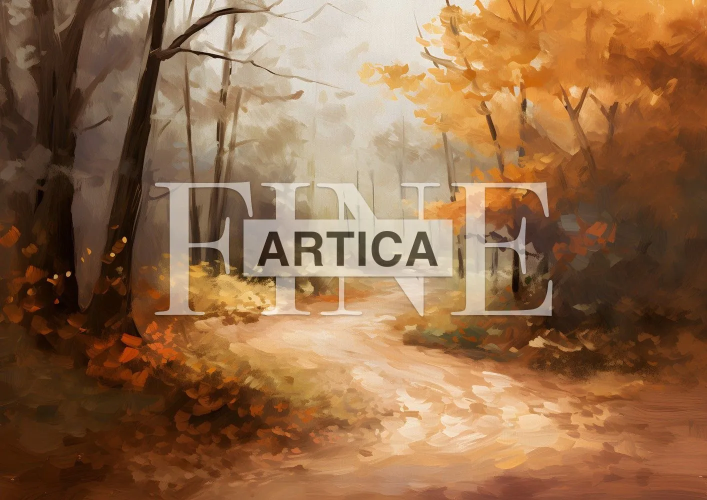 Autumn's Embrace: A Path Through the Whispering Woods