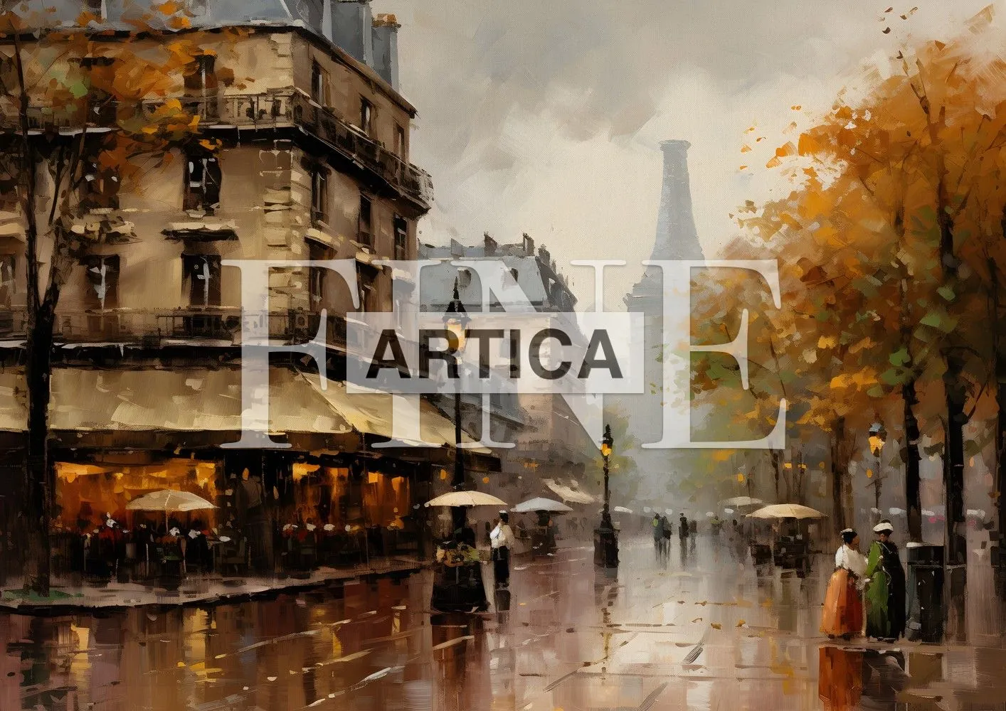 Cityscape, vintage printable wall art