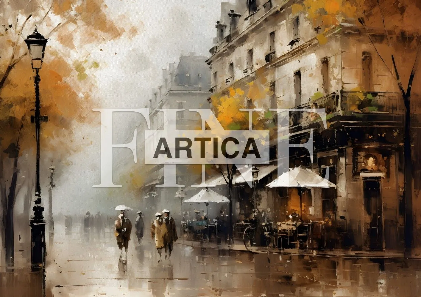 Autumn Hues on Parisian Streets