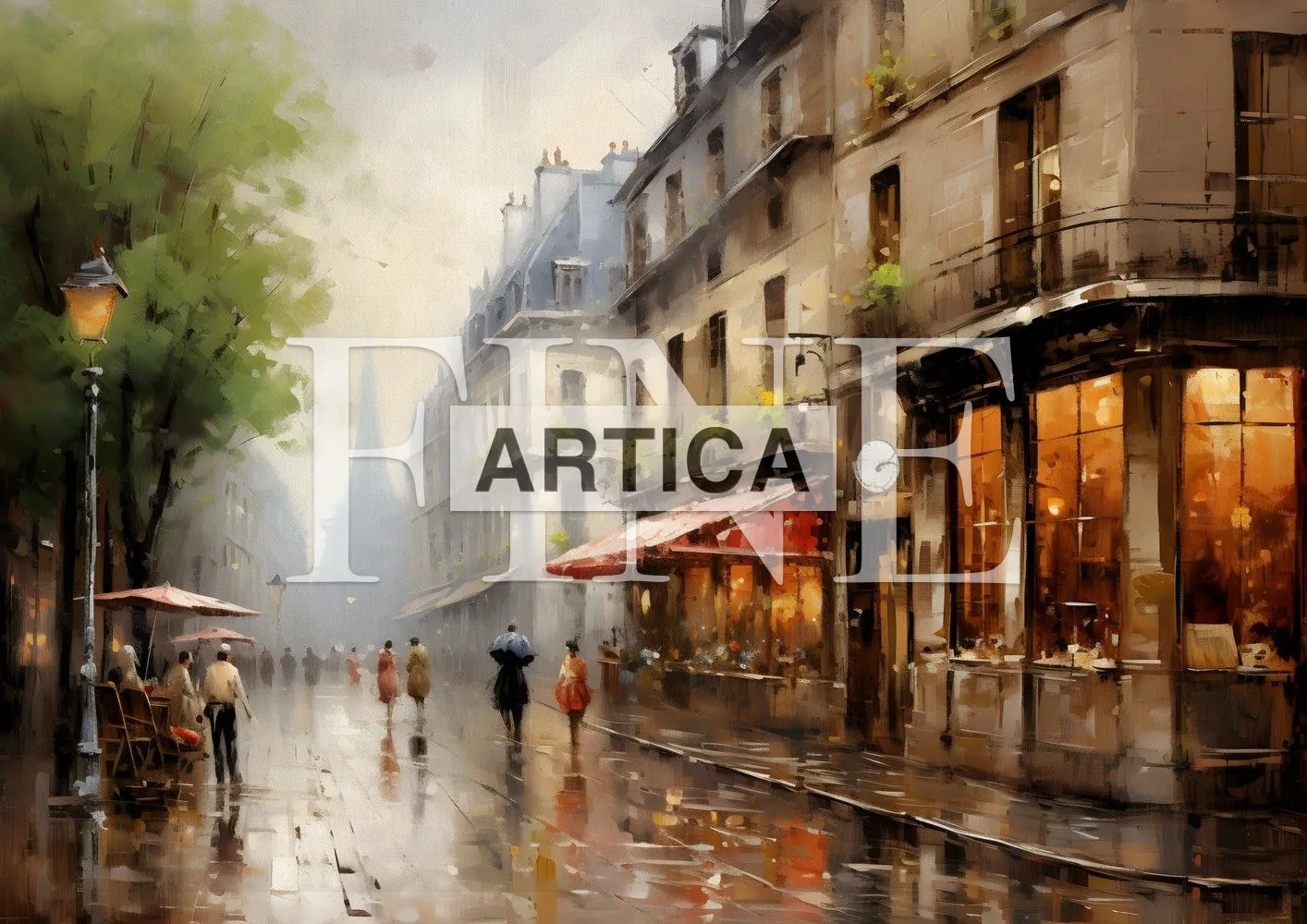 Misty Morning on Rue Montorgueil