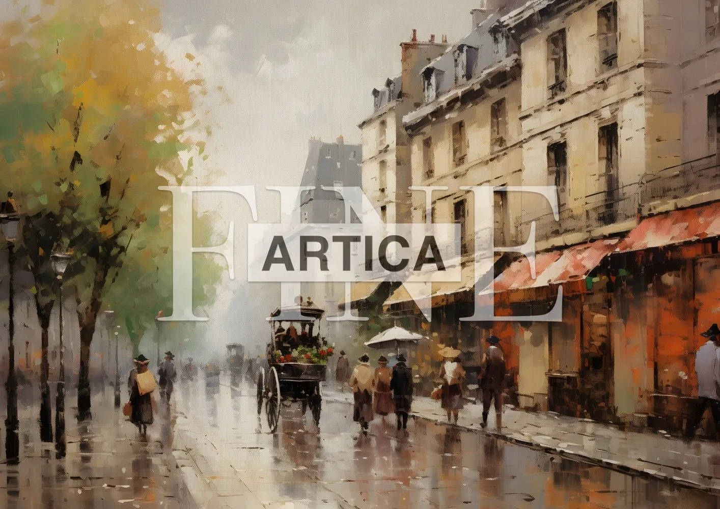 Misty Streets of Paris