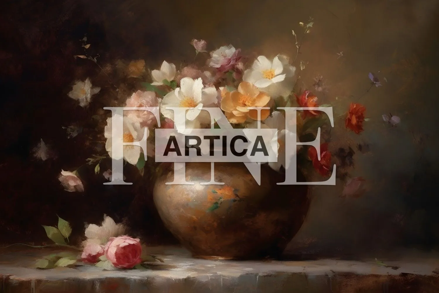 Timeless Bloom: Still Life with Flowers