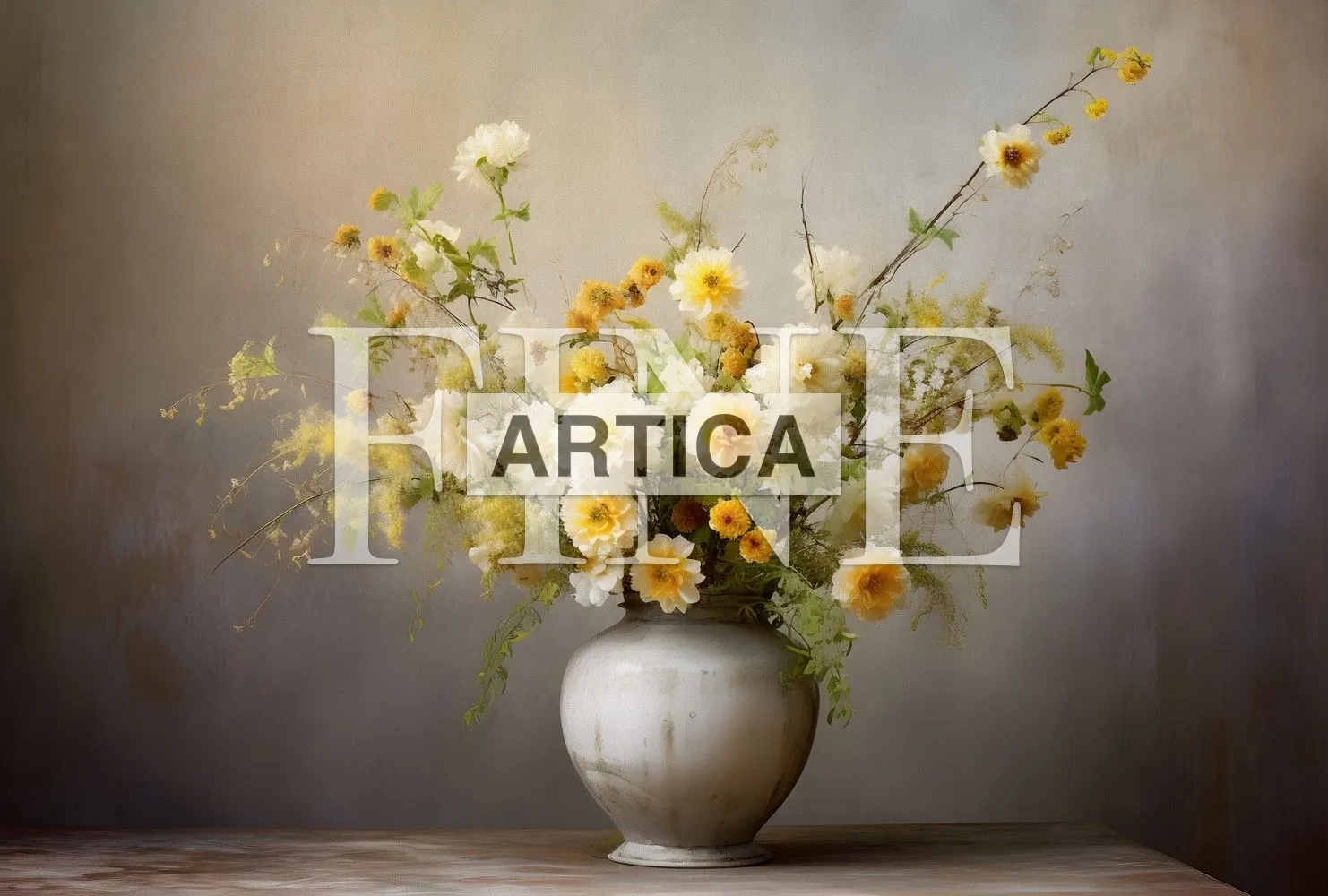 Ephemeral Beauty: A Vase of Summer Blooms