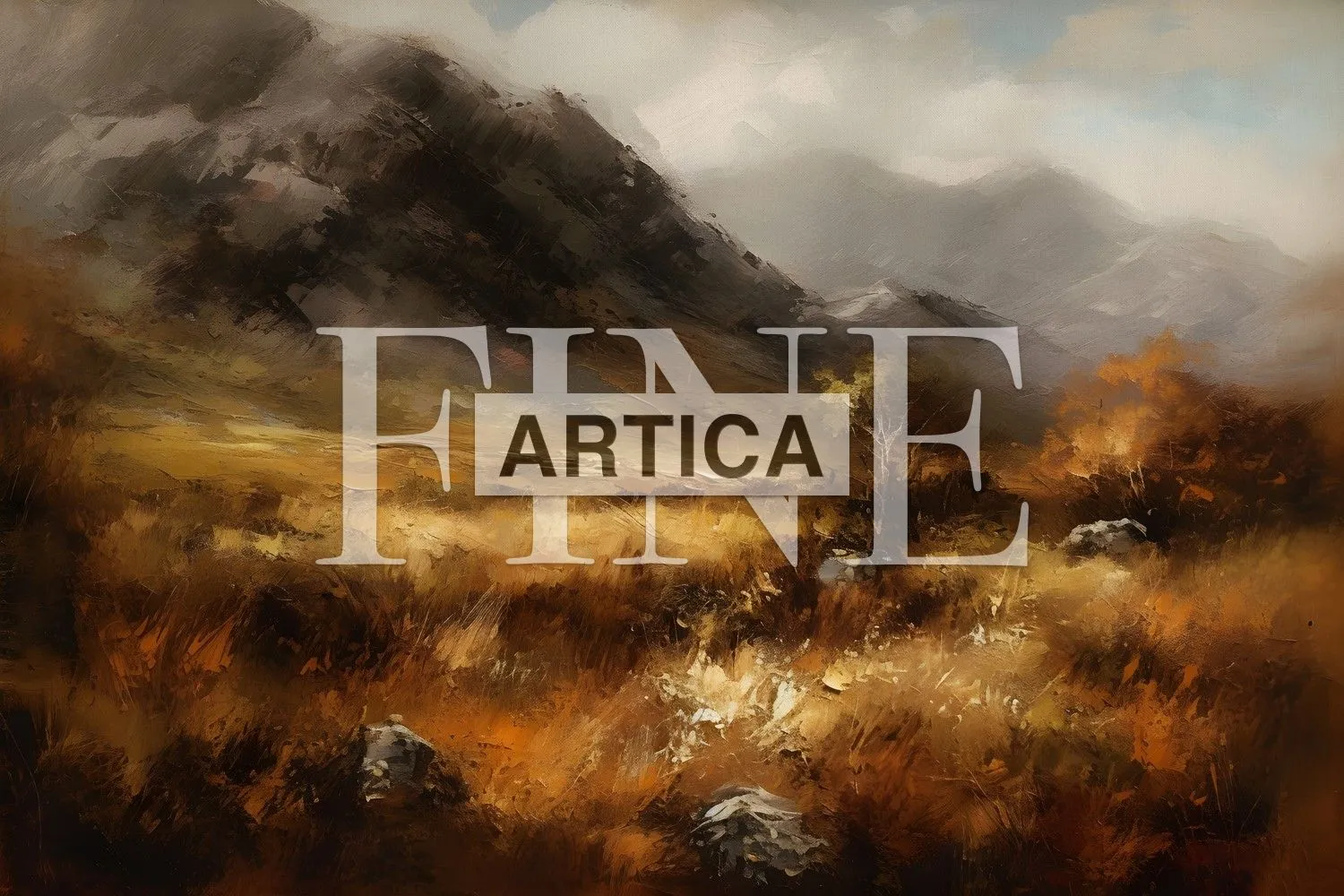 Misty Mountains: An Autumnal Glow