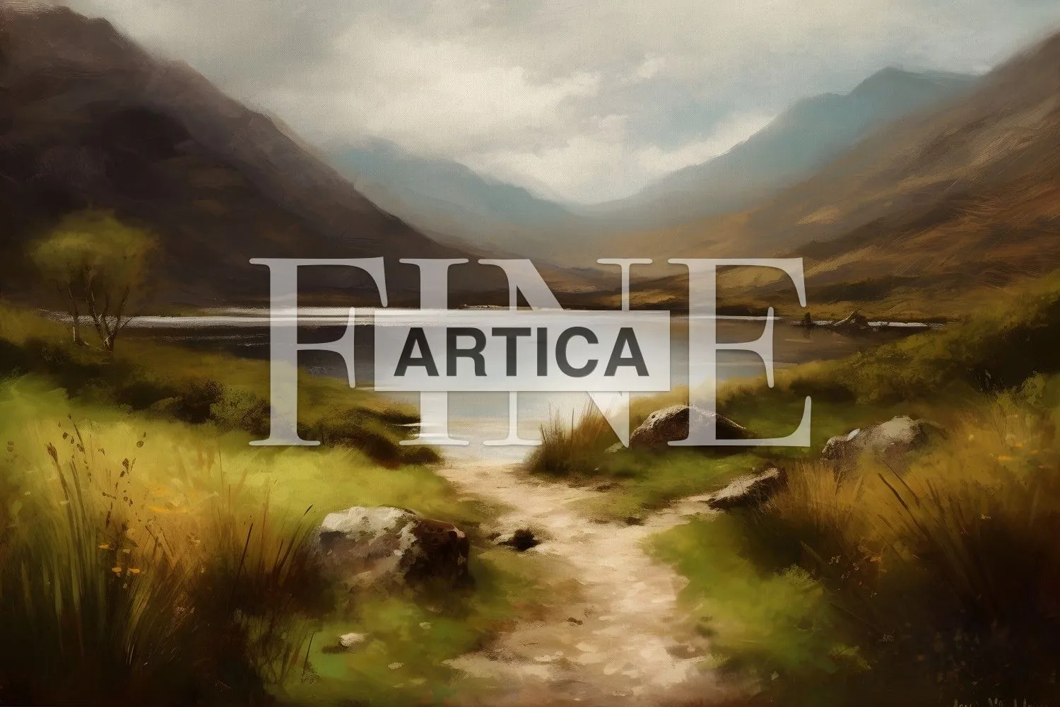 Highland Serenity: A Path to Reflection