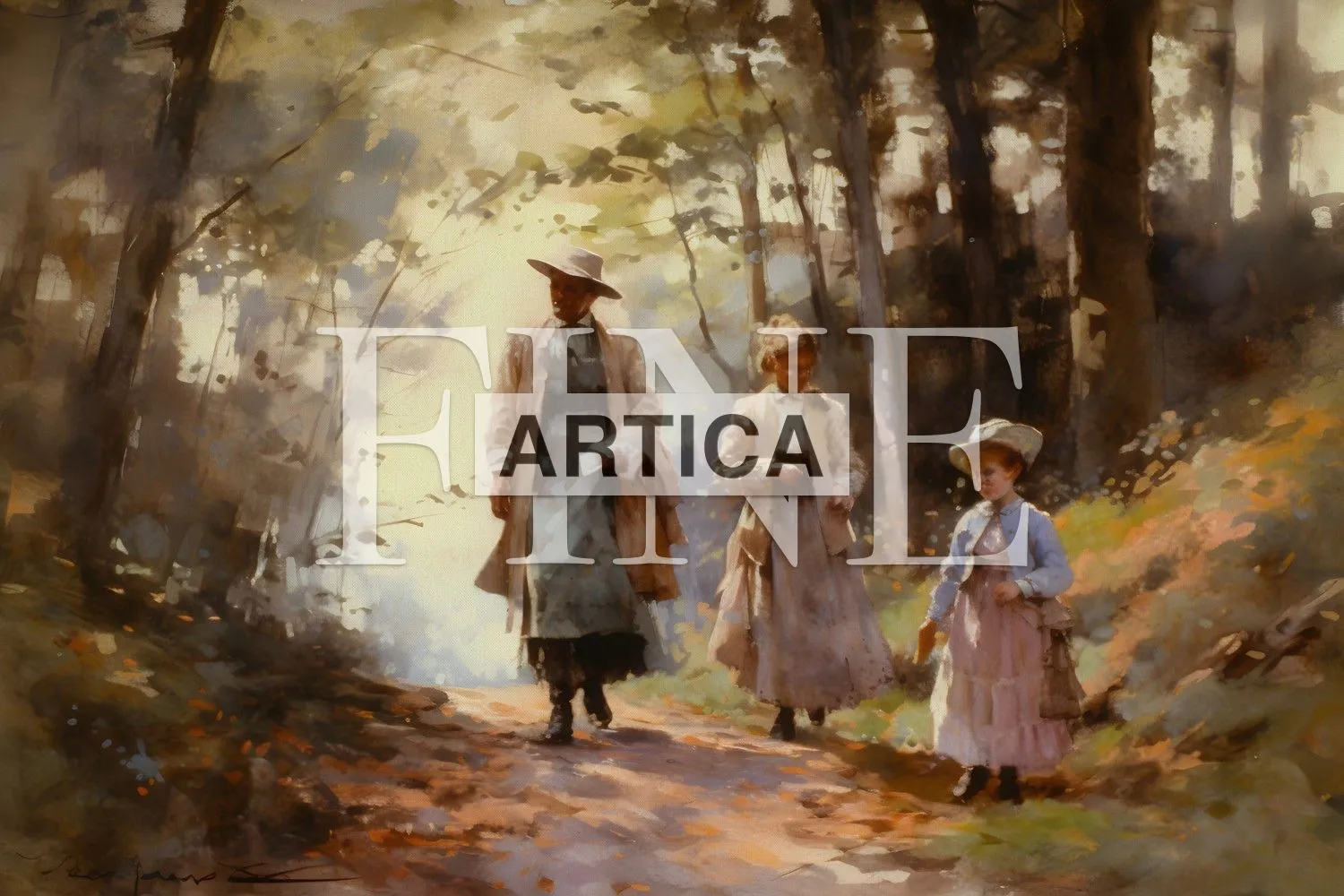 Whispers of the Past: A Woodland Strol