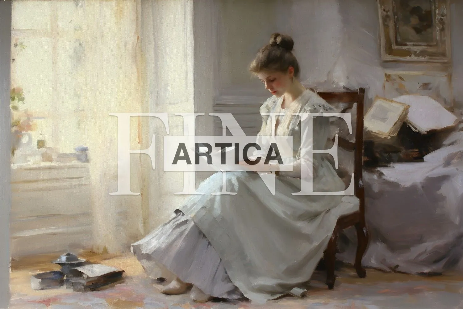 Antique Portrait, vintage printable wall art