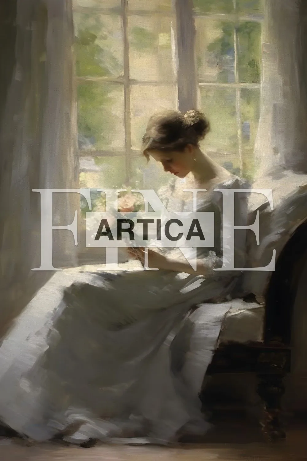 Contemplative Elegance: A Quiet Moment in Light