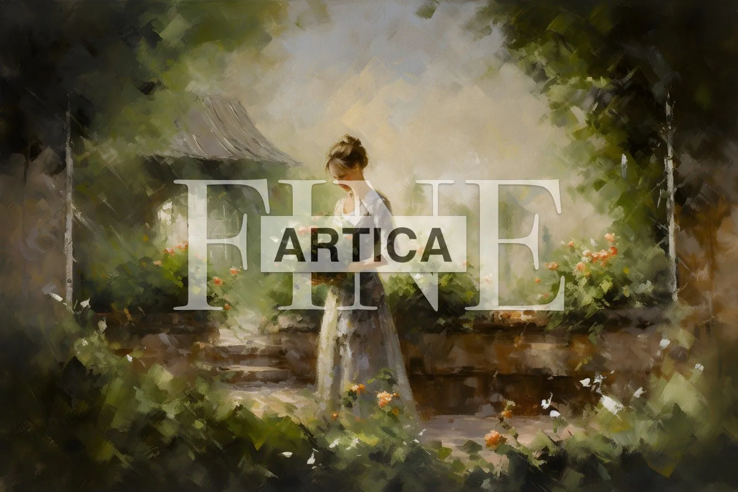 Quiet Moment in the Garden