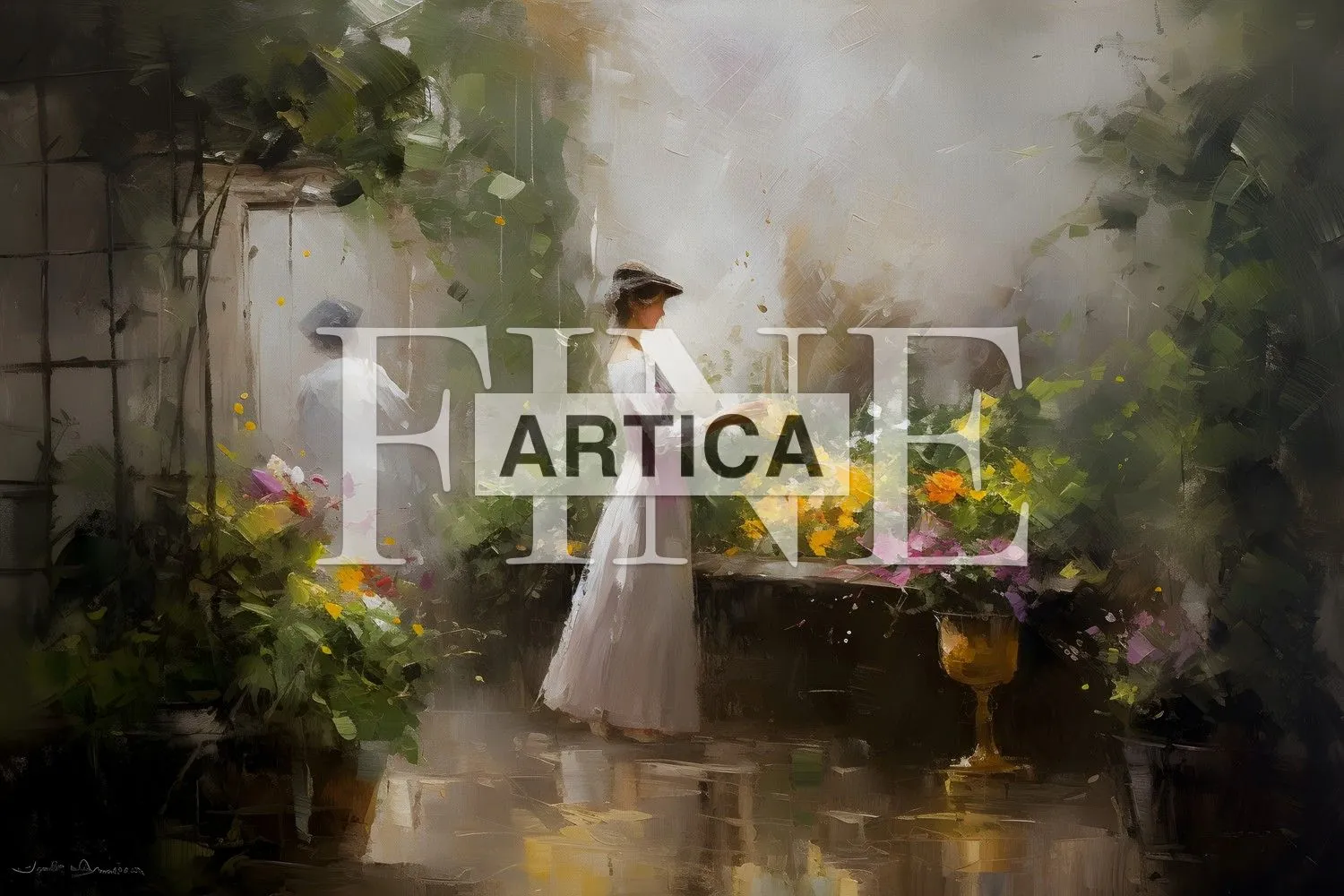 Luminous Solitude: The Garden Whisperer