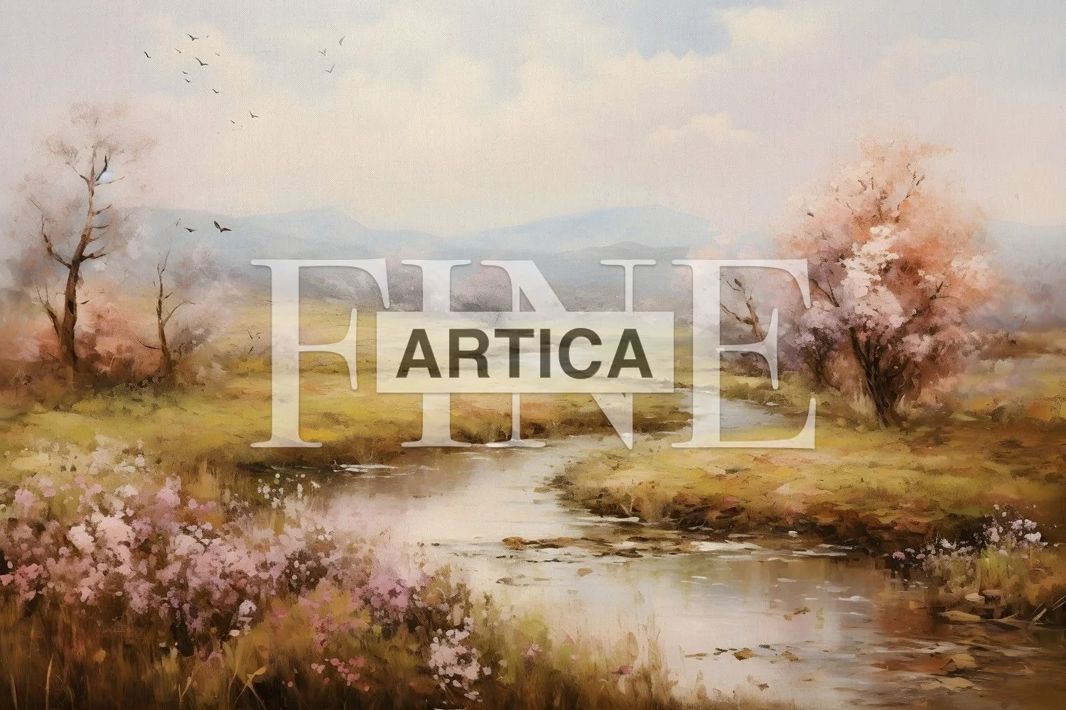 Springtime Reverie by the Riverside