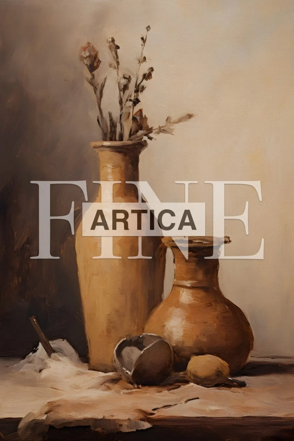 Still Life with Clay Vessels