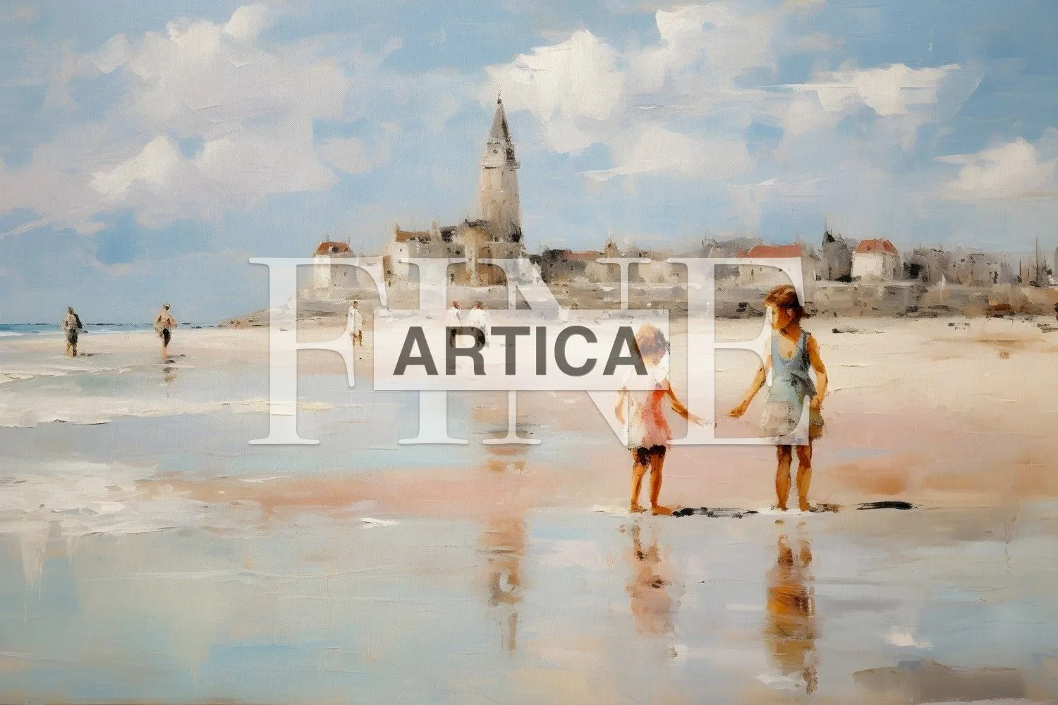 Seaside Companionship: A Childhood Idyll