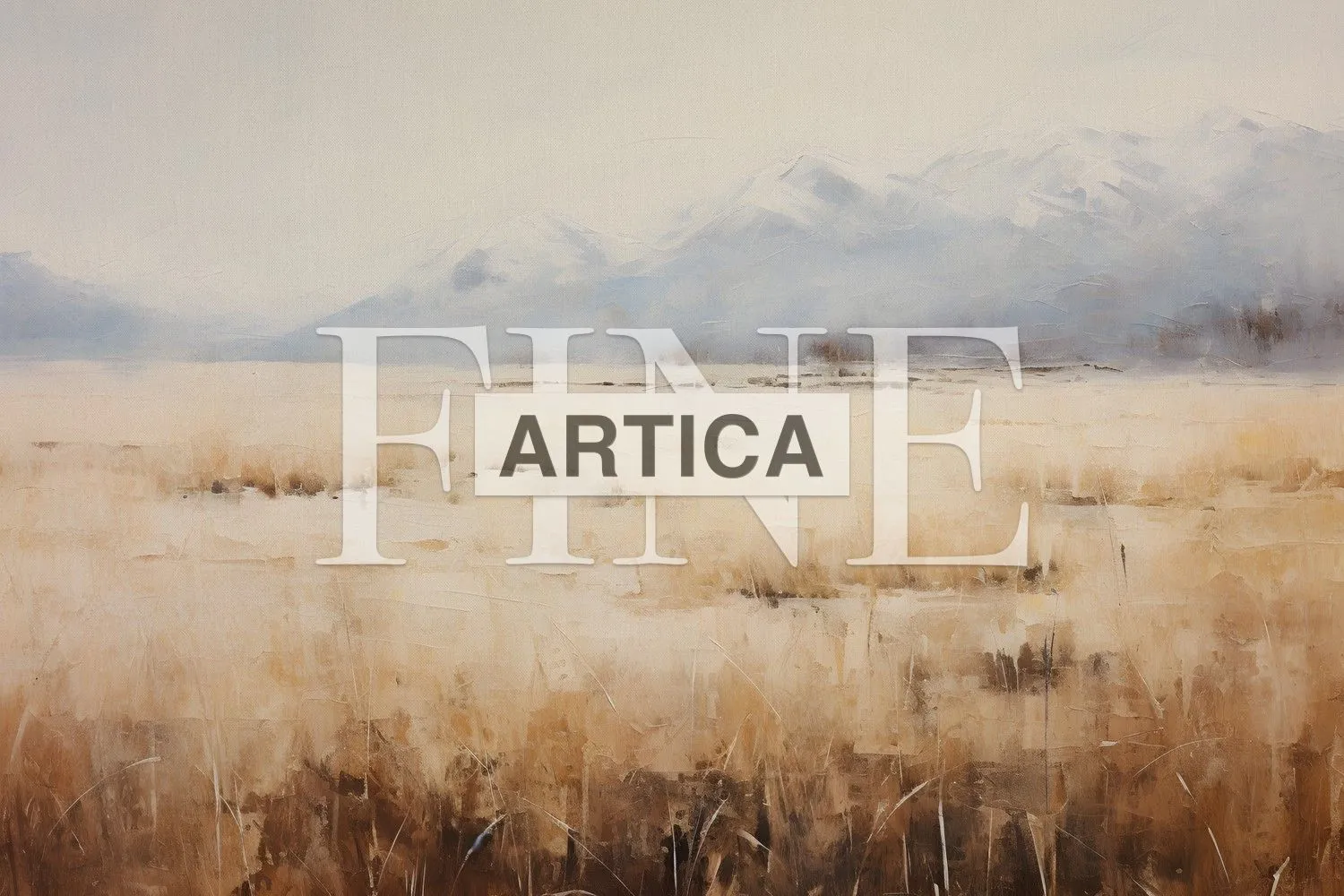 Serene Expanse: A Wintry Field's Repose