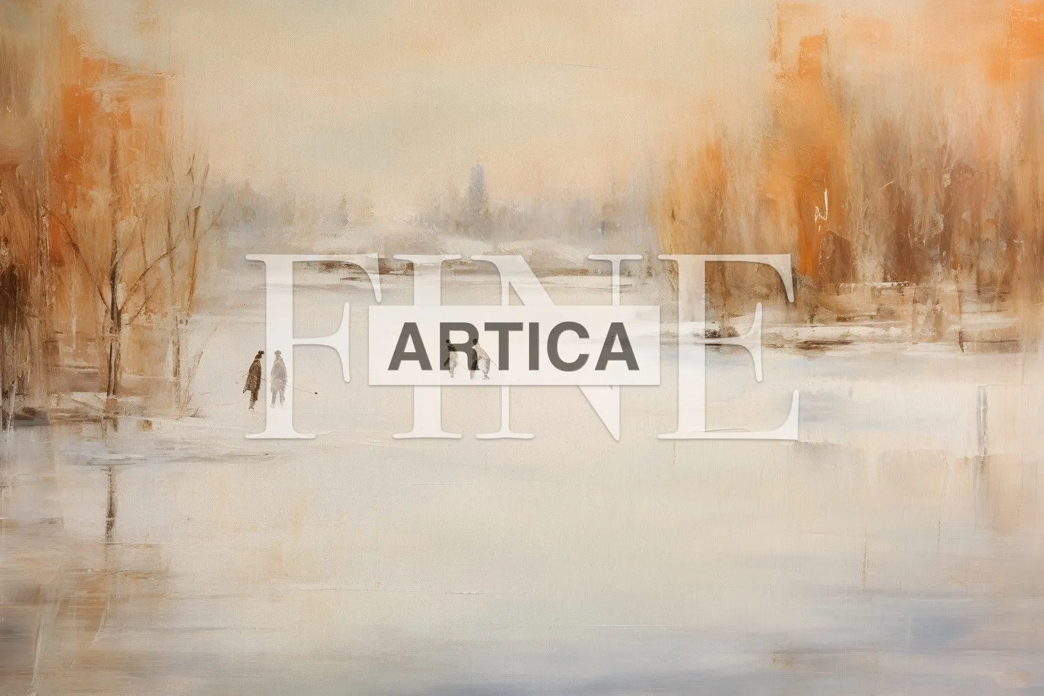 Winter's Whisper: Figures on Ice