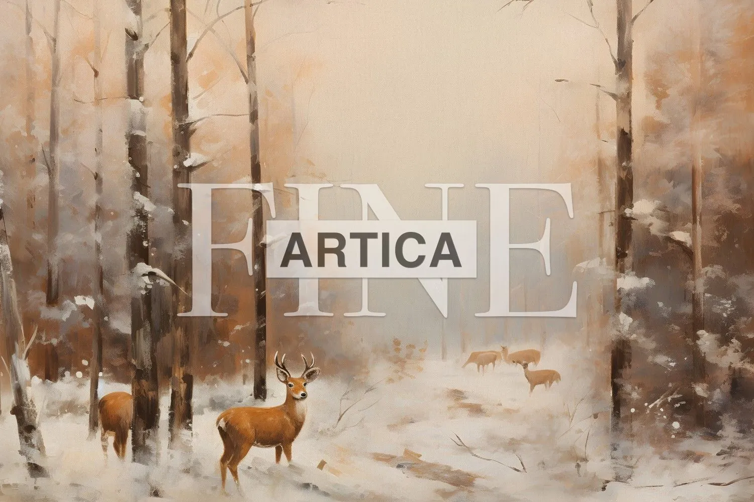 Forest Sentinel: Winter's Gentle Watch