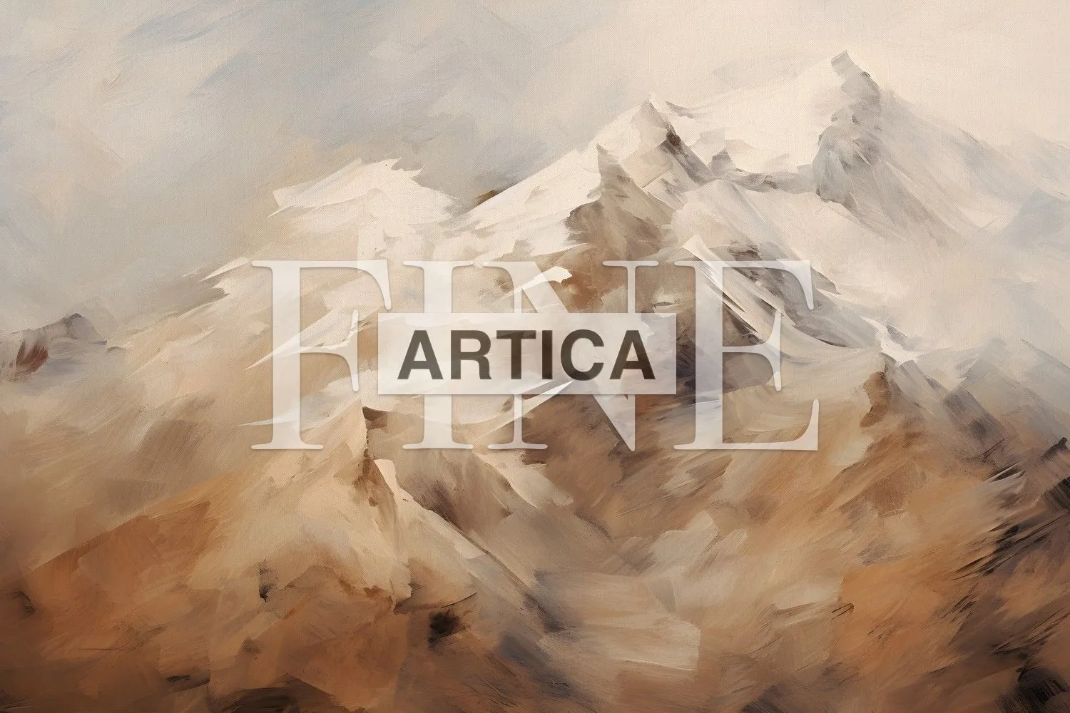 Whispers of the Wind: Abstract Alpine Majesty